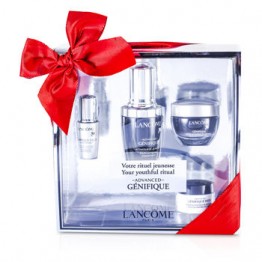 Lancome Advanced Genifique (Your Youthful Ritual) Set: Concentrate 30ml + Cream 15ml + Yeux Light-Pearl 5ml + Eye Cream 5ml 4pcs