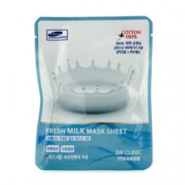 3W Clinic Mask Sheet - Fresh Milk 250ml/8.3oz