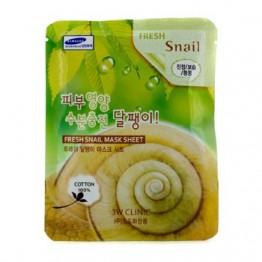 3W Clinic Mask Sheet - Fresh Snail 10pcs