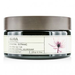 Ahava Mineral Botanic Velvet Body Butter - Lotus & Chestnut 235g/8oz
