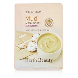 TonyMoly Earth Beauty Mask Sheet - Mud - Mud Peeling 5x15g/0.52oz