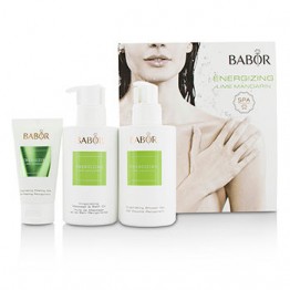 Babor SPA Energizing Lime Mandarin Coffret: Shower Gel 200ml + Massage & Bath Oil 200ml + Peeling Gel 50ml 3pcs