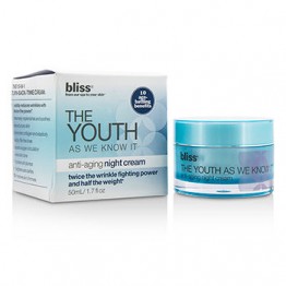 Bliss The Youth As We Know It Anti-Aging Night Cream (Box Slightly Damaged) 50ml/1.7oz