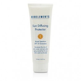 Bioelements Sun Diffusing Protector - Broad Spectrum SPF 15 Sunscreen - For All Skin Types - Salon Product (Unboxed) 118ml/4oz