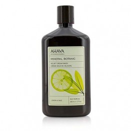 Ahava Mineral Botanic Velvet Cream Wash - Lemon & Sage 500ml/17oz
