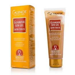 Guinot Glamour Sun Gel Sunscreen Satiny Oil In Gel SPF15 - For Body 125ml/3.8oz