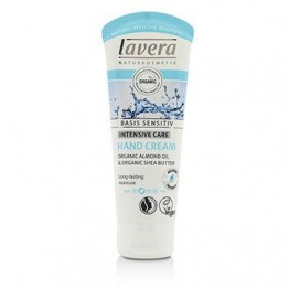 Lavera Intensive Care Basis Sensitiv Organic Almond Oil & Shea Butter Hand Cream 75ml/2.5oz