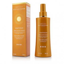 Esthederm Adaptasun Milky Spray 3 Suns Active Age Protection Sublimating Tan - Strong Sun - For Body 150ml/5oz