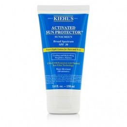 Kiehl's Activated Sun Protector Water-Light Lotion For Face And Body Sunscreen SPF30 150ml/5oz