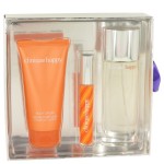 Happy by Clinique Parfum for Women Gift Set - 50ml Parfum Spray + 75ml Body Cream + Roller Ball Perfume Pen in Gift Box